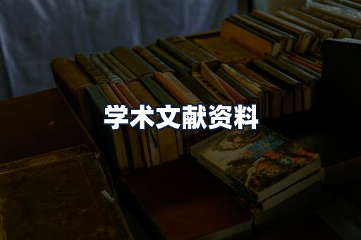 学术文献资料